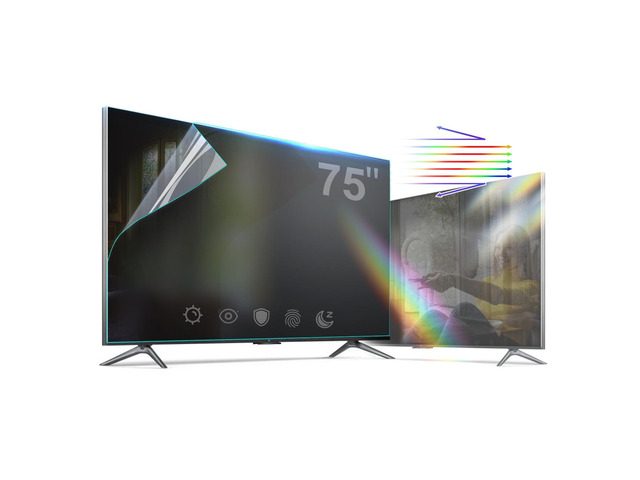 ZUONYUT 75 Inch Anti Glare Film for TV,Glare and Blue Light Filter,Anti ...