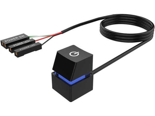 Desktop Computer Power Switch Power Supply Control Adapter Cable , 7 ...