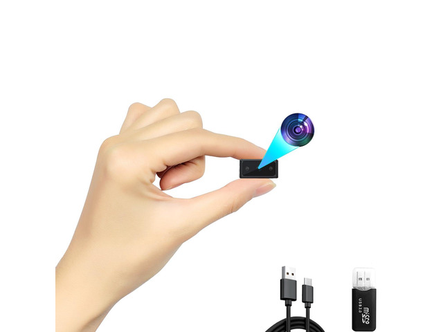 Hidden Camera Mini Spy Camera 1080P Small Security Camera, Tiny ...