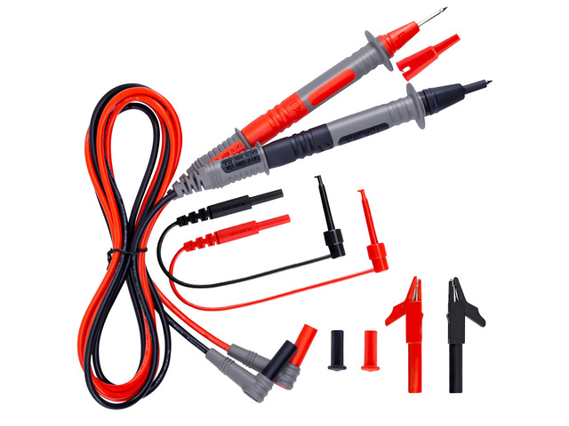 Soft Silicone Electrician Test Leads Kit CAT III 1000V & CAT IV 600V ...