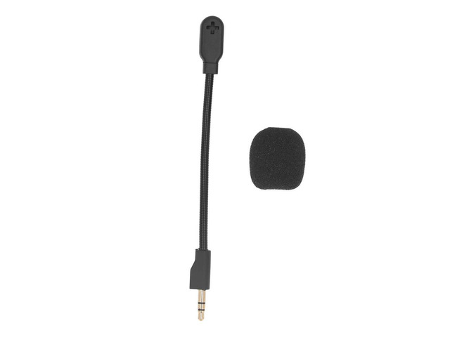 Replacement Mic Replacement Game Mic with Foam Cover 3.5mm Jack Noise Cancelling ...