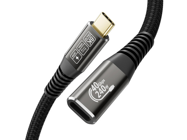 Usbc Egpu Cable Vszerda USB 4 Type-c Male to Female Extension Cable Ultra HD 8K@60Hz ...