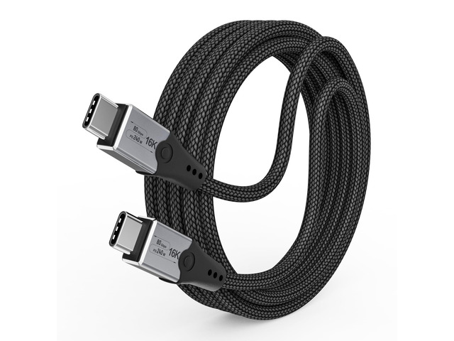 Usb Computer Monitor Cable Vszerda 6.6ft USB-C to USB-C Monitor Cable - 80Gbps Data Transfer, Dual ...