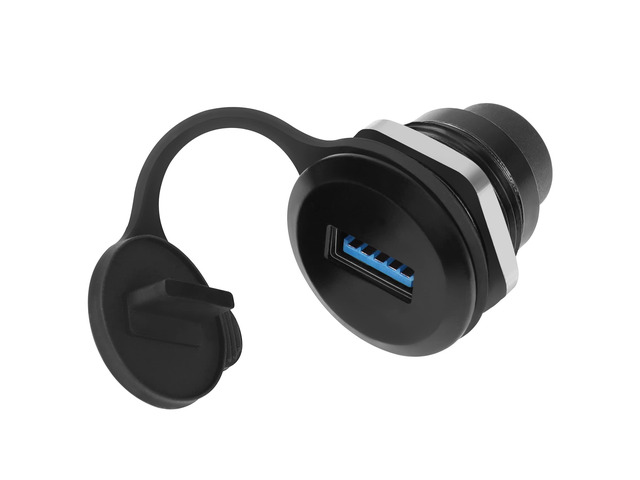 Threaded Usb Vszerda USB 3.0 to USB C Embedded Threaded Fixed Adapter 5Gbps USB 3.0 ...
