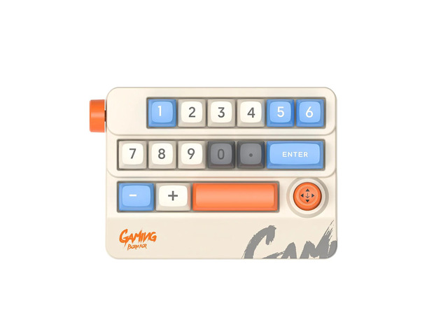 Custom Numeric Keypad RGB 17-Key Mini Button Numeric Gaming Keypad Mechanical Macropad Numpad ...