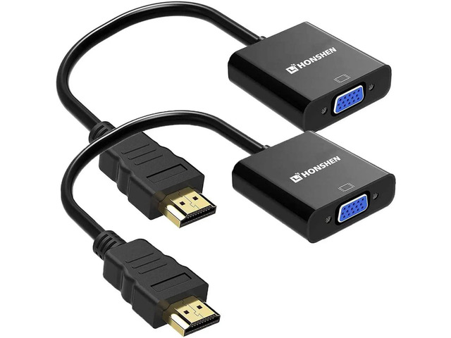 HDMI female to VGA Converter Adapter 1080P With Audio Cable For PC TV - Hengye Cable Factory Store