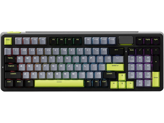 Vapoo Mech Keyboard Rapoo V700DIY-98 Wireless Mechanical Keyboard, BT5.0 + 2.4GHz, Hot ...