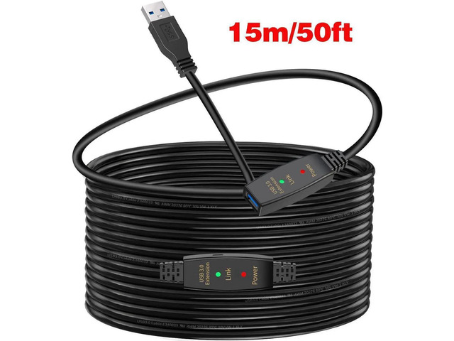 Oculus Rift Usb Hub WISDUM 50 ft Long Active USB 3.0 Extension Cable Active USB Extension ...