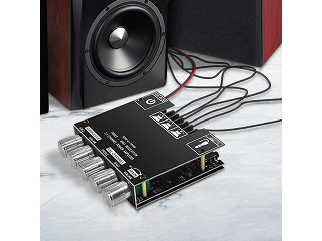2.1 Channel Bluetooth-Compatible Audio Power Amplifier Module BT 3.5mm ...