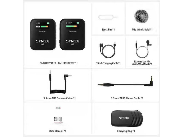JVFYI Synco Professional Wireless Microphone System for PC Home Studio ...