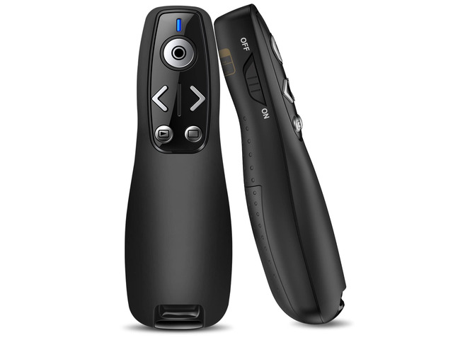 Apple Clicker Remote Presentation Clicker Wireless Presenter Remote for PowerPoint, RF 2 ...