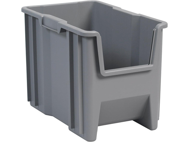 Akro-Mils 13014 Stak-N-Store Heavy Duty Stackable Open Front Plastic ...