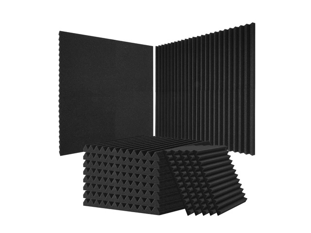 VEVOR Acoustic Foam Panels 80 Pack 12 x 12 x 1 in for Studio Wall and ...
