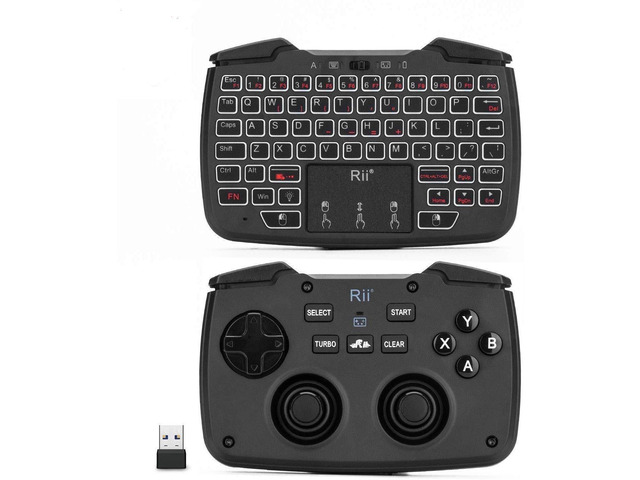 R Ii Android Remote Controller (Backlit Version)Rii RK707 3 in 1 Multifunctional 2.4GHz Wireless ...