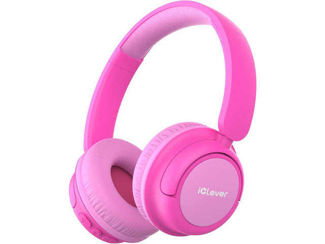 Kids Bluetooth Headphones 60H Play Time iClever BTH22 Fast Charging