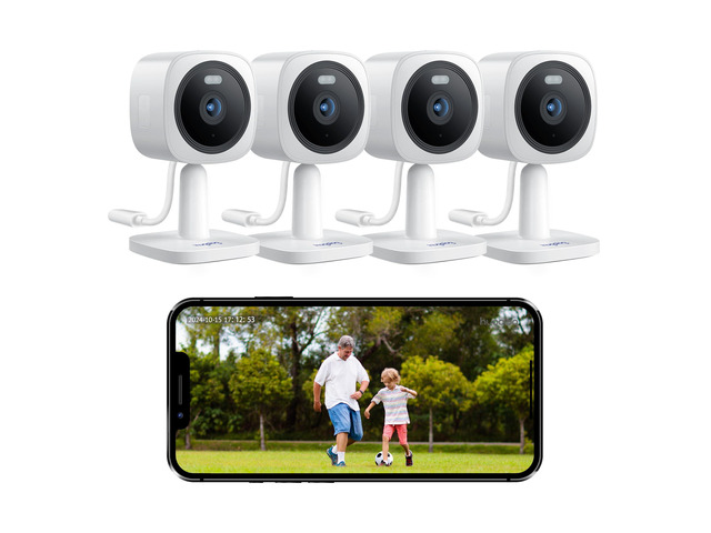 2K Indoor Outdoor Security Cameras for Home Security,Home Camera with ...