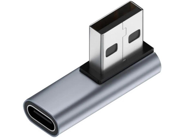 USB-C Type C Female Low Profile 90 Degree Right Angled to USB 3.0 A ...