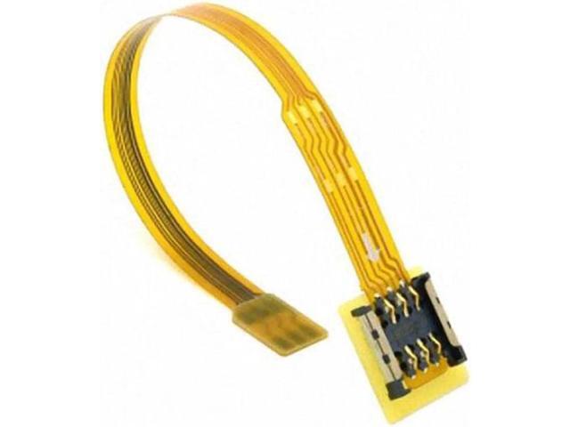 Micro SIM Card to Nano SIM Kit Male to Female Extension Soft Flat FPC ...