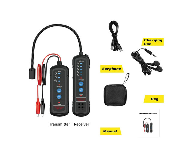 Underground Wire Locator Detects Buried Power Cable Locator Electrical ...