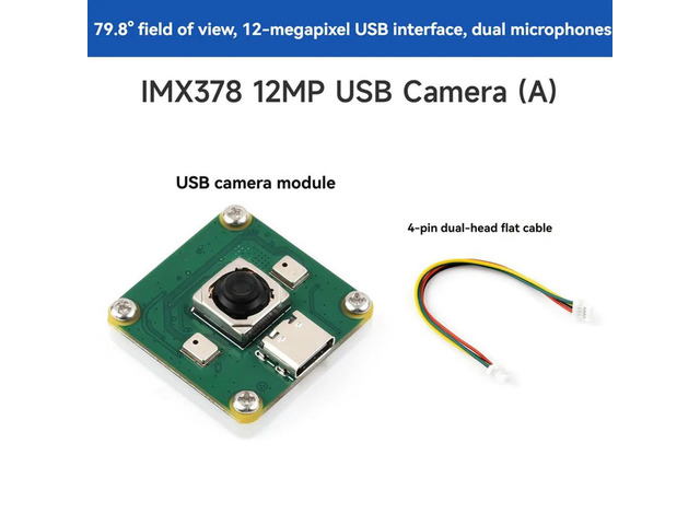For Raspberry Pi 5 Compatible IMX378 12MP USB Camera Module 3840X3032 ...