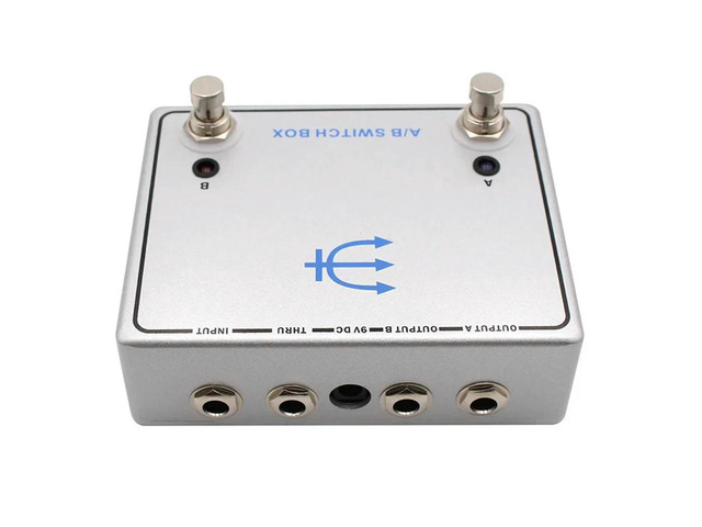 Signal Switcher A/B SWITCH BOX Two Amp Paths Signal Switcher Pedal Channel Box Guitar ...