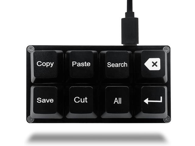 Copy Paste Search Backspace Save Cut All Enter 8-Key Keyboard ...