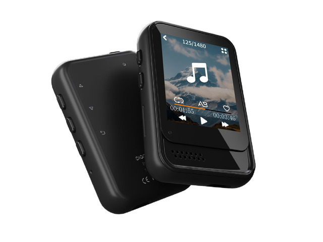 Compact Mp3 MP3 Player with Bluetooth,Mini MP3 Player with Speaker,Built-in Micro ...