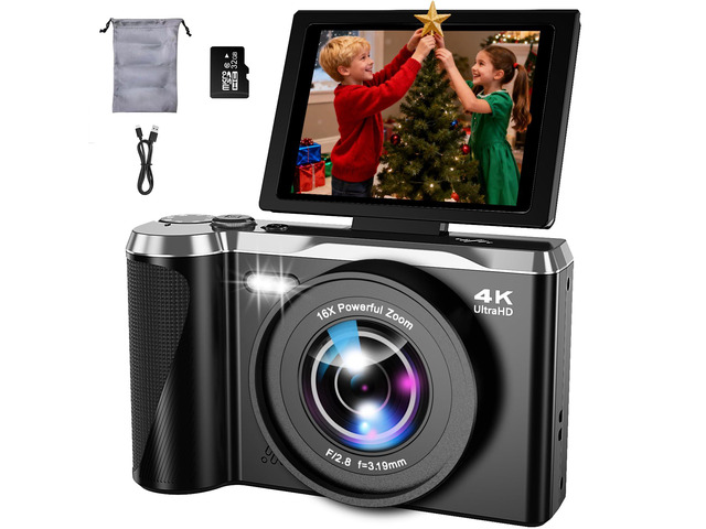 4K Digital Camera for Photography and Video, 56MP Autofocus Vlogging ...