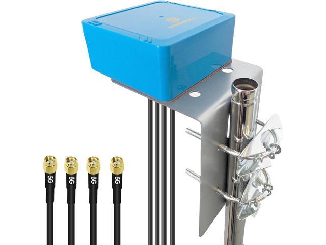 Maswell 4X4 MIMO 5G Antenna, Omni BroadBand 700-6000MHz, 4G, LTE, 5GA ...