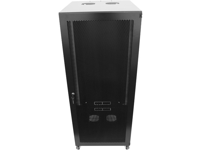 22U Server Cabinet Wall Mount Rack Enclosure with Caster Wheels 2 ...