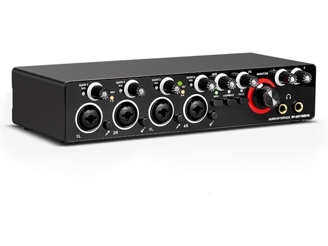 Professional Audio Interface Sound Card for Live Streaming and ...