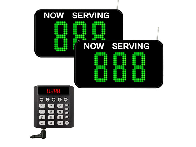 KOQICALL 3-Digit Customer Number System Wireless Queue Calling System ...