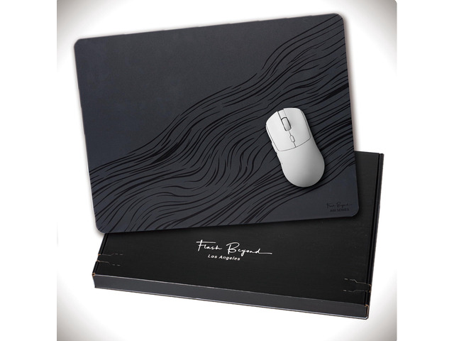 flash Beyond Air Series Glass Gaming Mouse Pad - 2mm Ultra-Thin, 2.5D ...