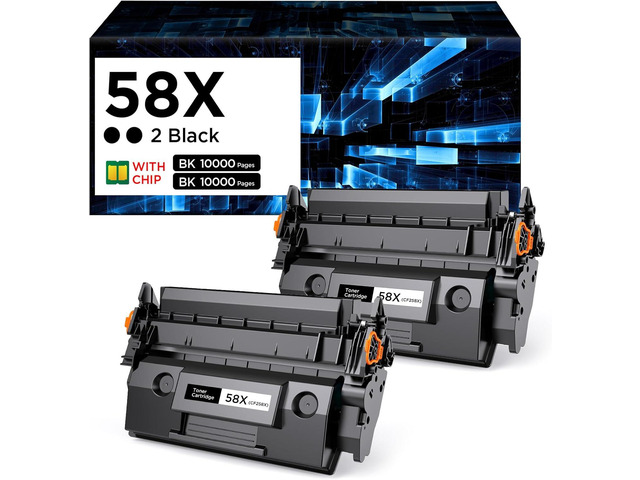 58X CF258X Toner Cartridge (with Chip) High Yield Compatible for HP 58X ...