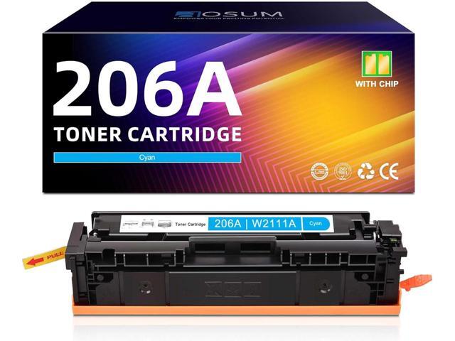 DOSUM 206A Cyan - W2111A Toner 1 Pack (with Chip) Replacement for HP ...