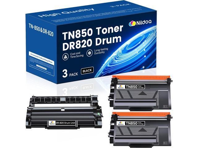 TN850 Toner Cartridge and DR820 Drum Unit Replacement for Brother TN850
