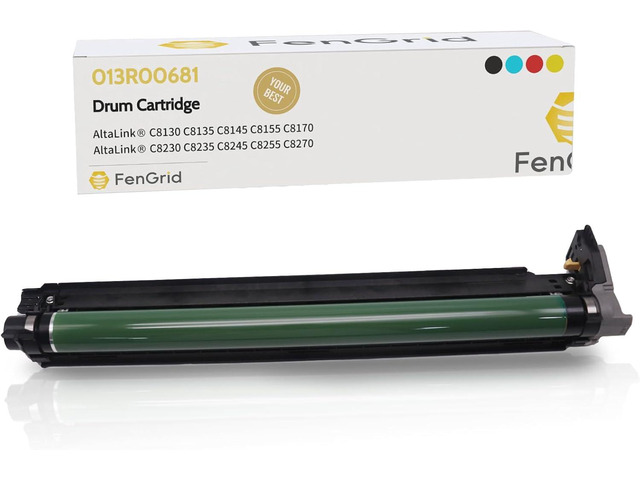 Xerox R4 013R00681 Drum Cartridge, R1/R2/R3/R4, Color-Universal, 180,000 Page ...