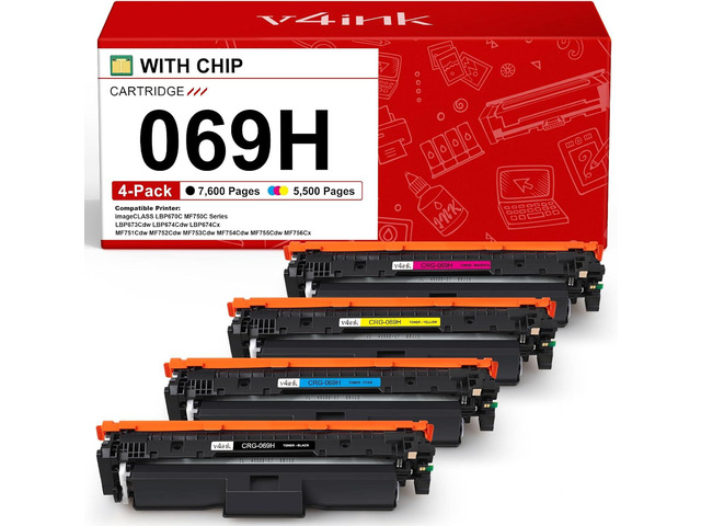 v4ink 069H 069 Toner Cartridges High Capacity Compatible Replacement ...