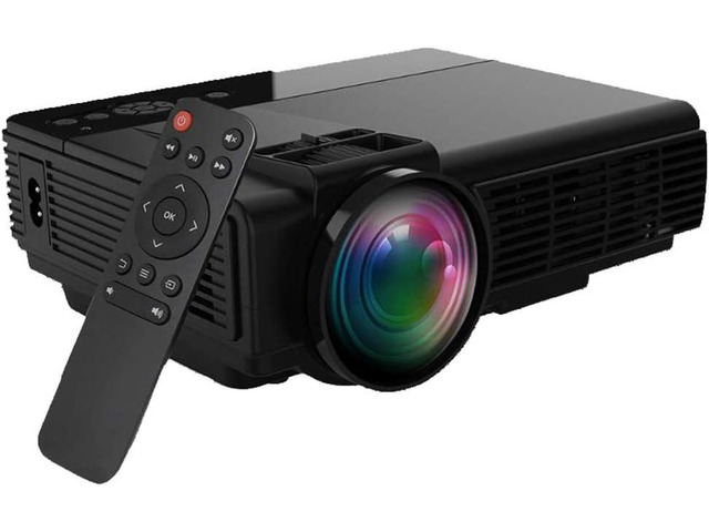 Mini Projector, Home HD 1080P Portable Projector, Multi Port Connection ...