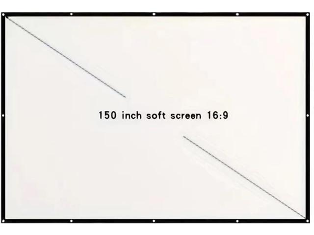 Projector Screen Screen 60 72 84 100 120 150 Inch Projector Screen 16:9 ...