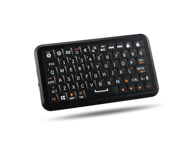 Mini Keyboard with Dual-mode 2.4G/Bluetooth Wireless Keyboard, Ultra ...