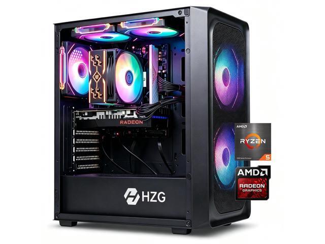 HZG M500 Ryzen 5 5600 Radeon RX 6600 Gaming Desktop PC for $769 w/ $35 Newegg Gift Card + free shipping