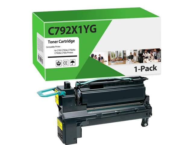 ZHINGUAN Remanufactured C792X1YG C792 High Yield Toner Cartridge Works ...