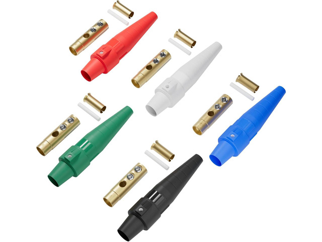 (5PCS Female) CLS40 400A Cam Lock Power ConnectorCamlock Wire Set with ...