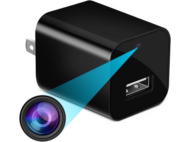 PATTERSON 1080P Hidden Camera USB Charger - Mini Wireless Spy Camera ...