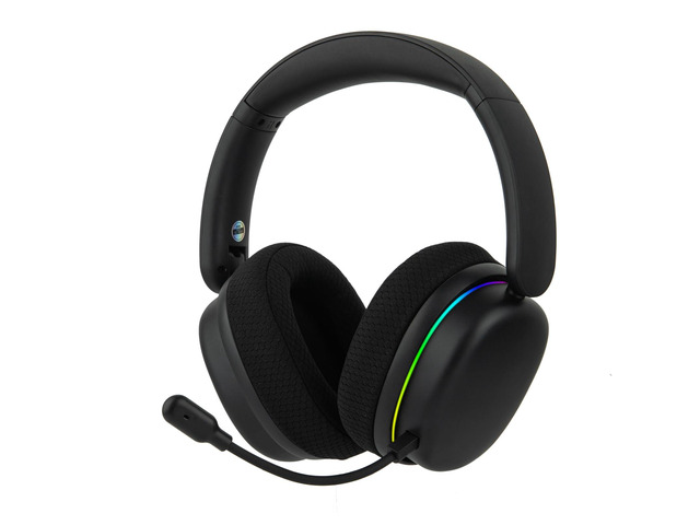X Aula G7 Pro Wireless Gaming Headset, Dual Mode BT5.3 & 2.4GHz, 7.1 Surround Sound, 80+ Hour Battery, RGB Light, with Noise Canceling Mic for PS5, PS4, Switch, PC (Black)