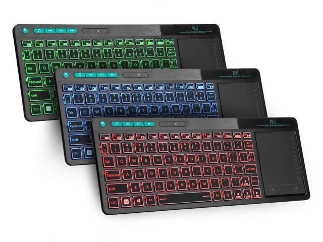 Rechargeable Wireless Keyboard K18 Plus Trackpad for Android TV Box