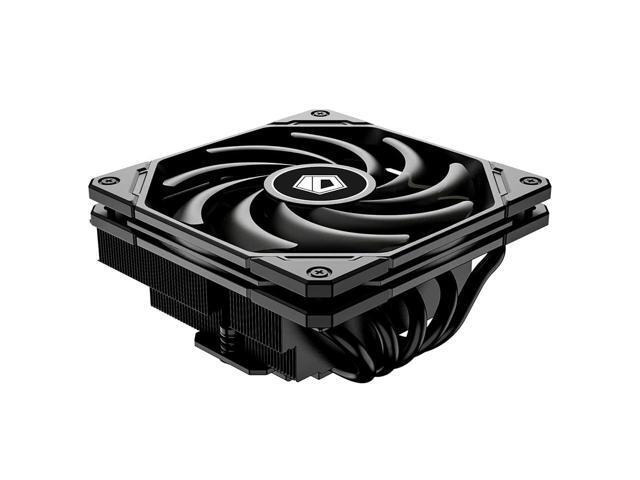 ID-COOLING IS-55 ARGB CPU Cooler Low Profile 57mm Height CPU Air Cooler ARGB 5 Heatpipes 120x120x15mm Slim Fan, CPU Fan for Intel LGA1700/115X/1200; AMD AM4/AM5, For Desktop