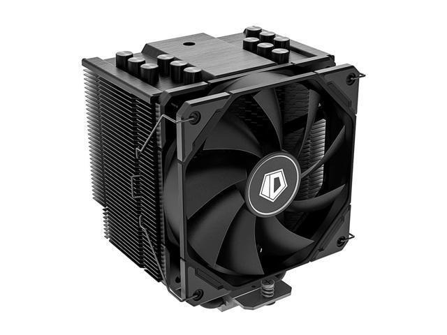 ID-COOLING SE-226-XT Black CPU Cooler LGA1700 CPU Air Cooler 6 Heatpipes All-Black CPU Fan 120mm PWM Fan, Intel/AMD