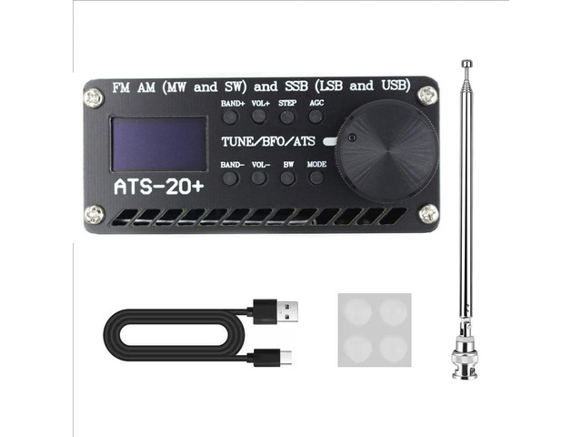 ATS-20+ Plus SI4732 Radio Receiver DSP SDRFM AM (MW and SW) LS B and US ...